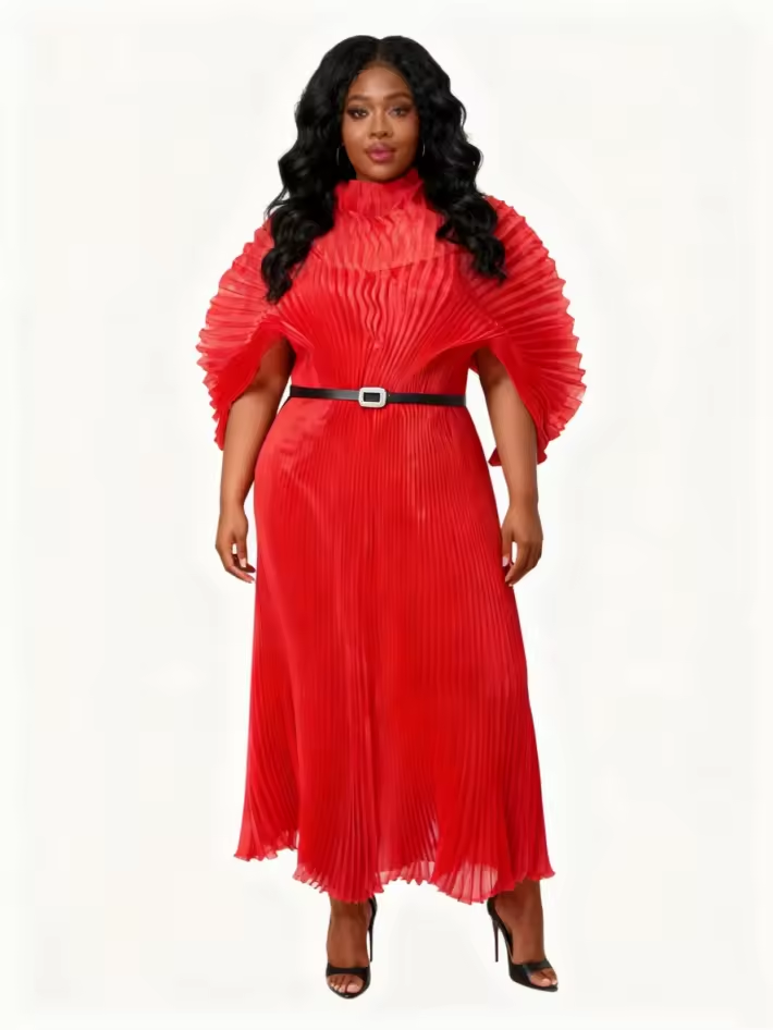 Robe Longue à encolure