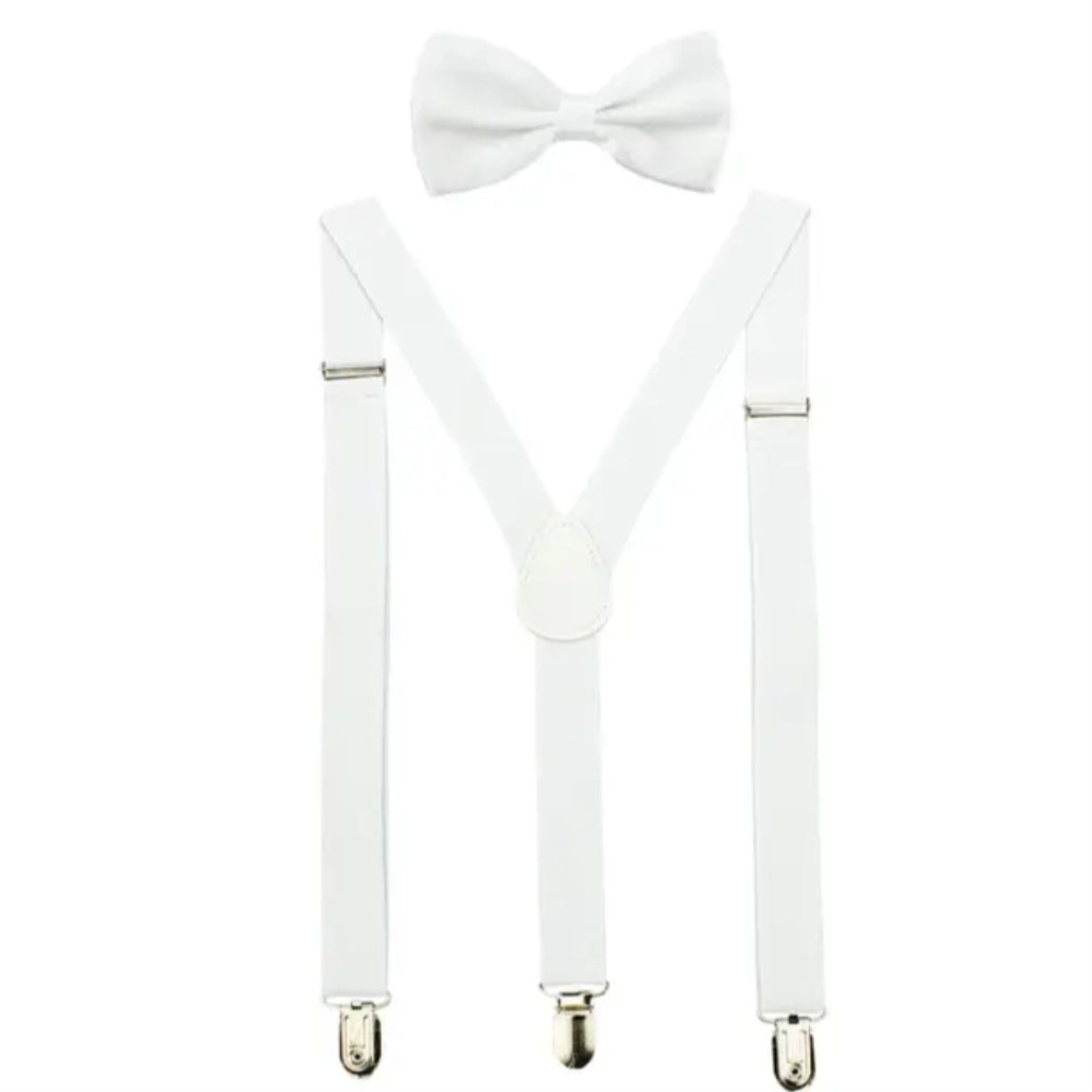 Bretelles et nœud papillon pour femme