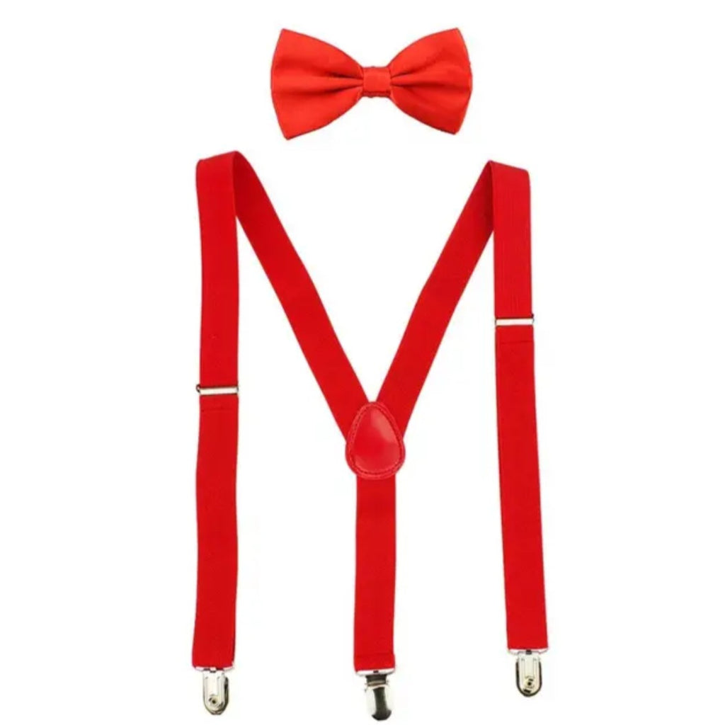 Bretelles et nœud papillon pour femme