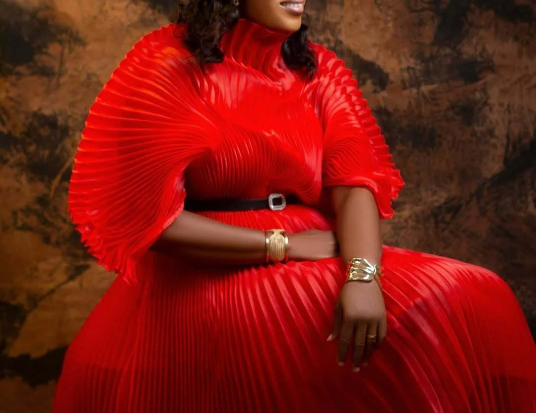 Robe Longue à encolure