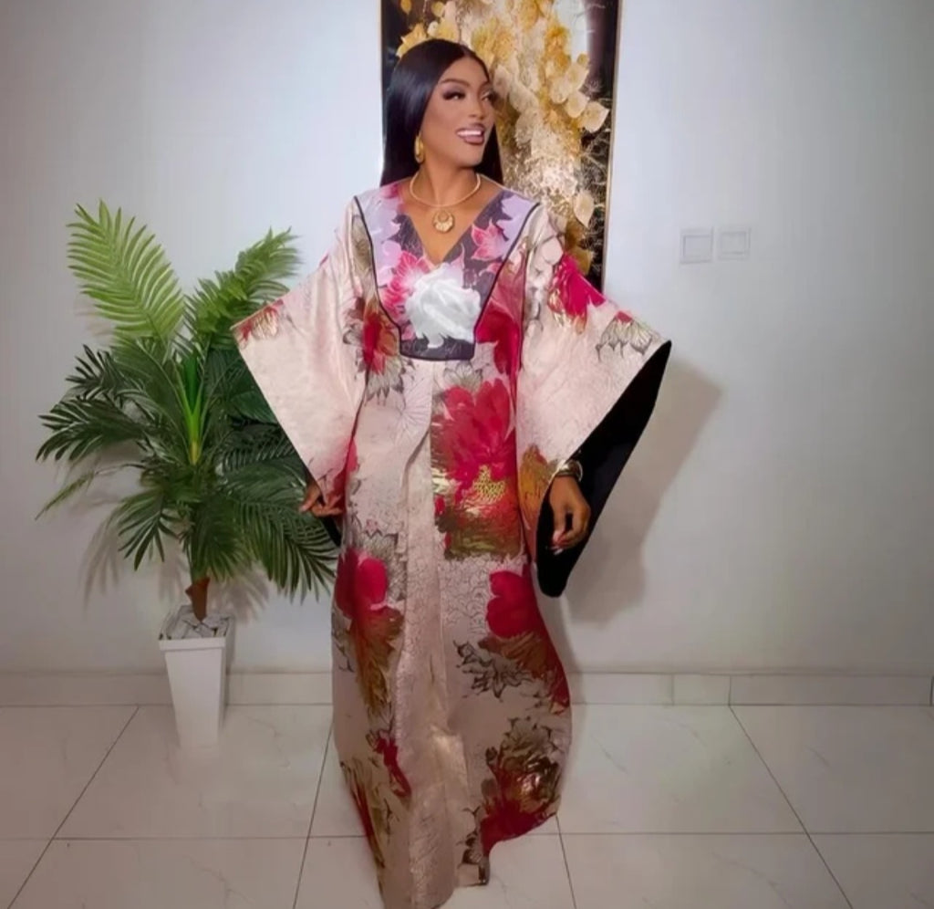 Robe longue imprimé