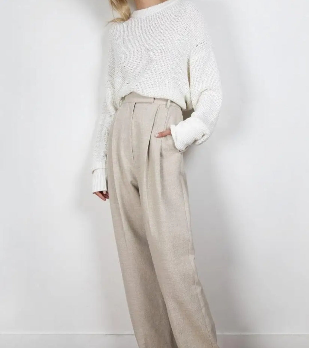 Pantalon femme en lin