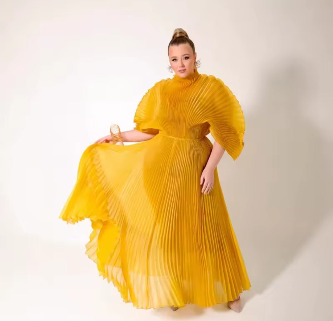 Robe Longue à encolure