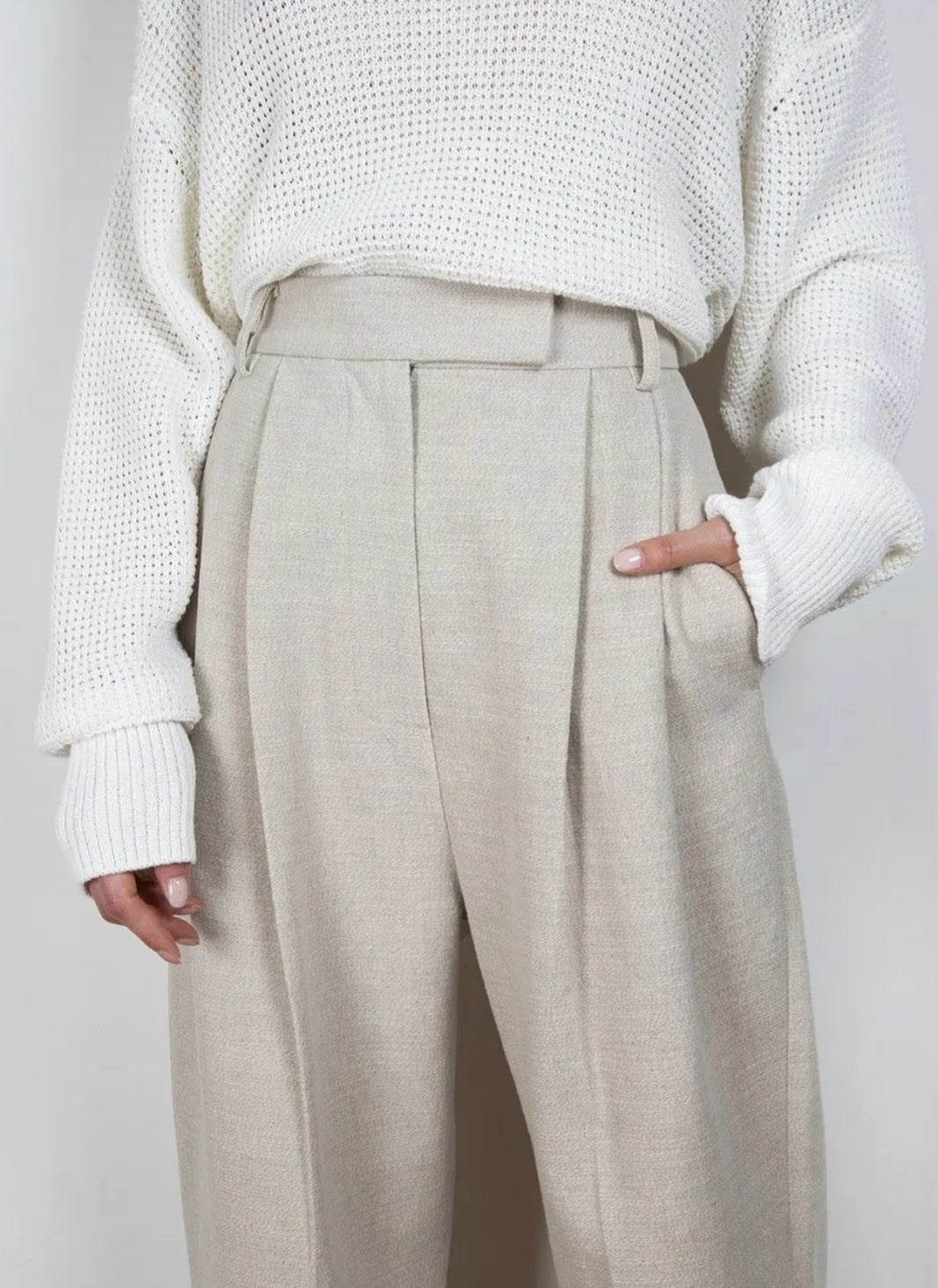 Pantalon femme en lin