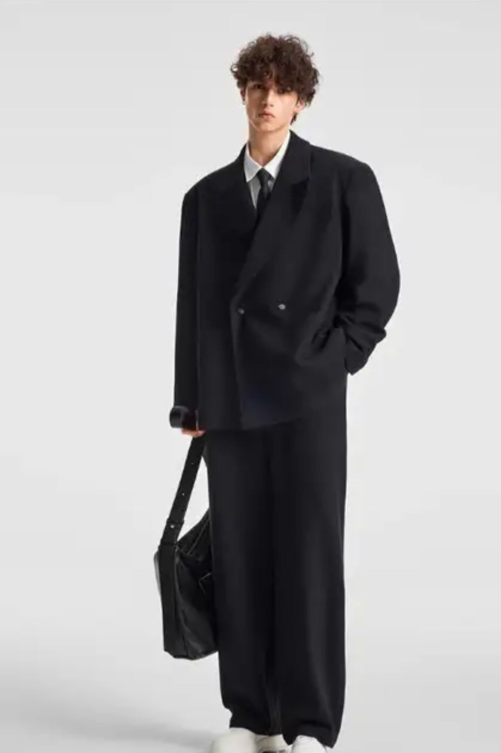 Ensemble Oversize en Coton Noir et blanc