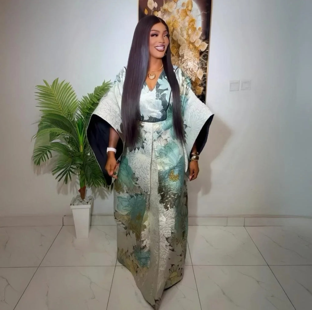 Robe longue imprimé