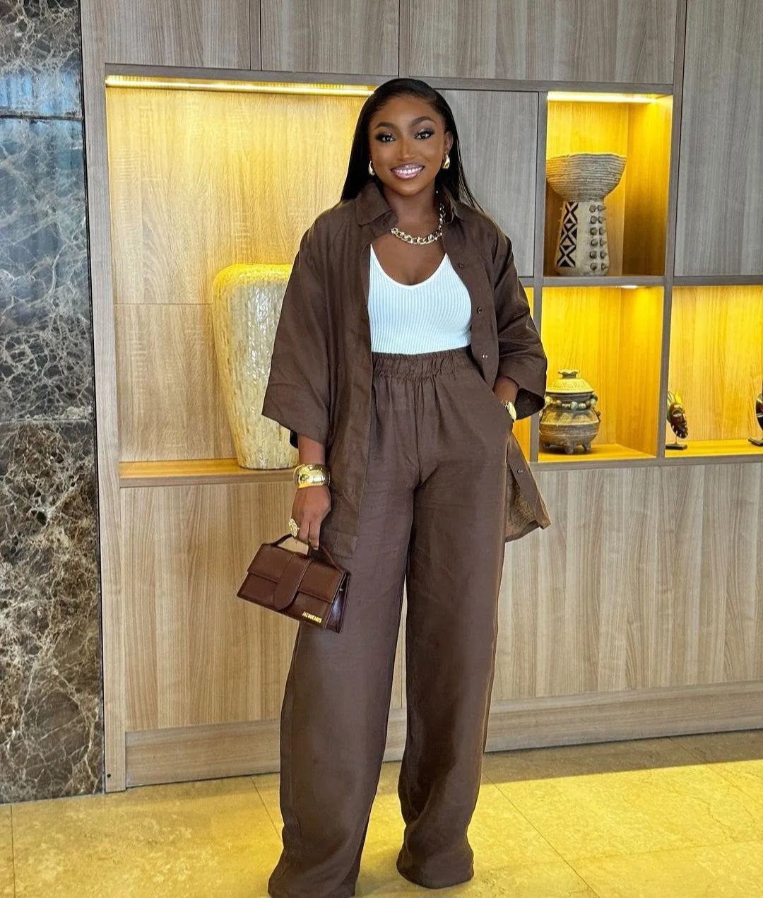 Ensemble féminin casual chic