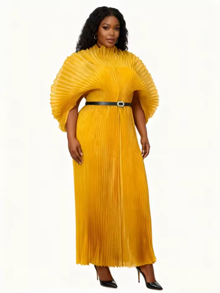 Robe Longue à encolure