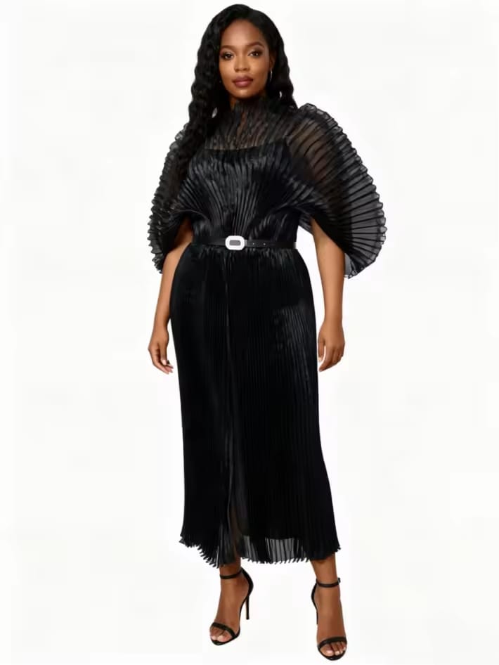 Robe Longue à encolure